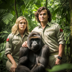 Pamela, Jack, gorilla